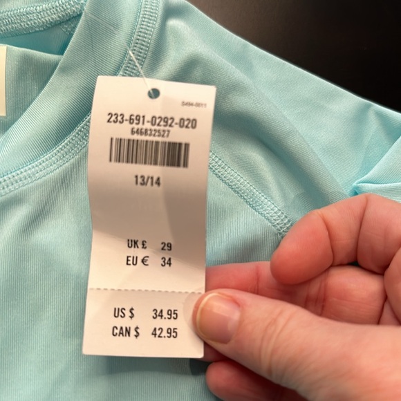 Abercrombie Rash Shirt Sz 13/14 NWT - Picture 4 of 6